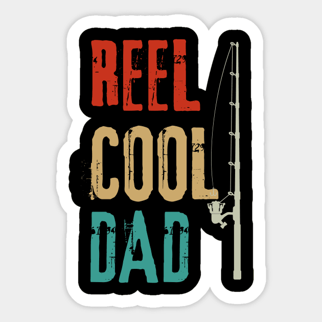 Reel Cool Dad Sticker by badrianovic